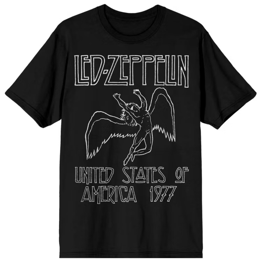 Led Zepplin | Led Zepplin Black Graphic T-Shirt